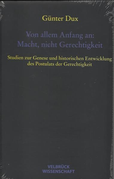 Produktbild: Von allem Anfang an: Macht, nicht Gerechtigkeit