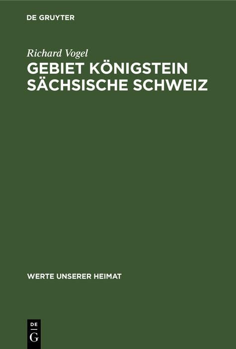 Produktbild: Gebiet K&ouml;nigstein S&auml;chsische Schweiz