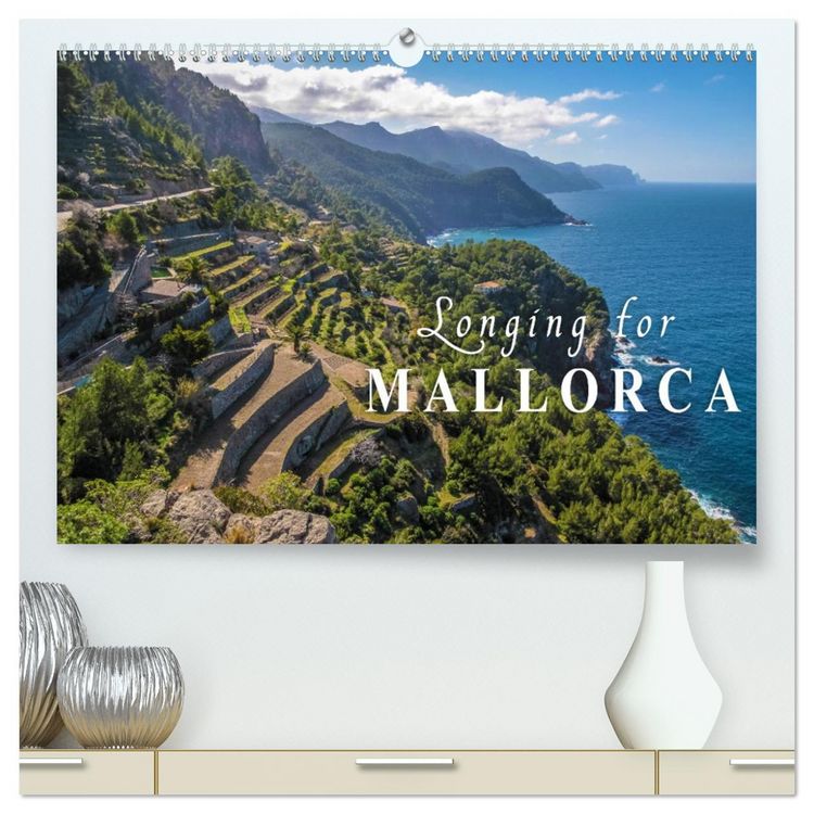 Produktbild: Longing for Mallorca (High Quality Premium Wall Calendar 2026 DIN A2 landscape),CALVENDO 12 Month Wall Calendar