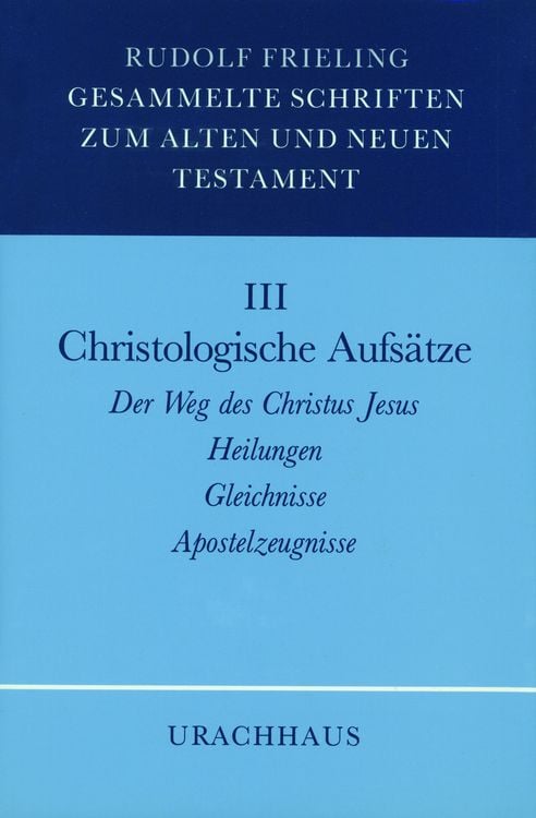 Produktbild: Christologische Aufs&auml;tze
