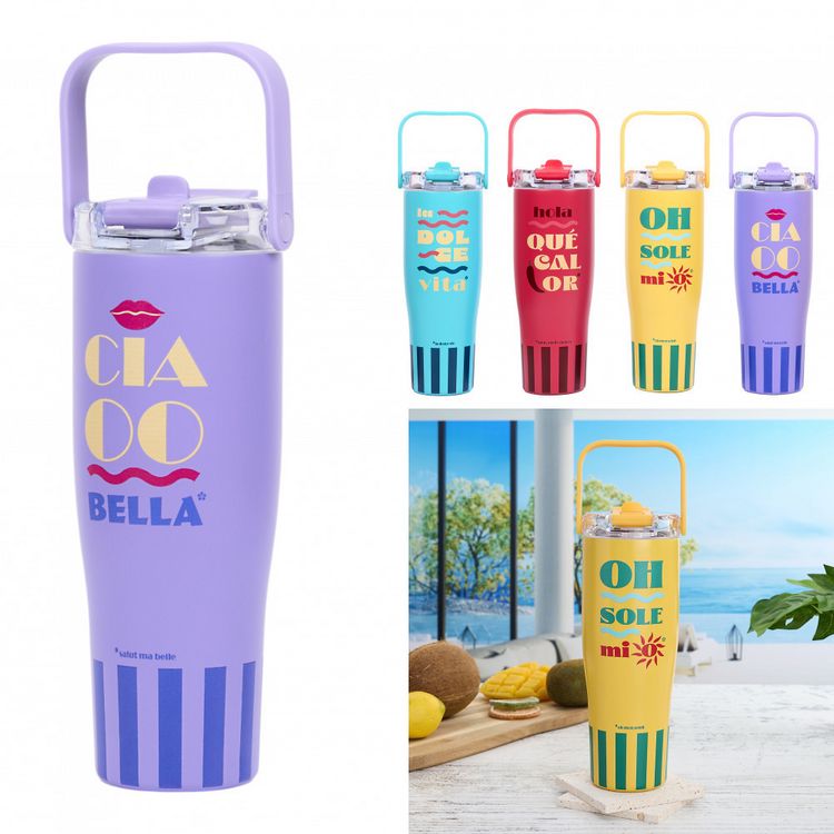 Produktbild: New York Dolce Vita 90cl Reisebecher, 4-mal
