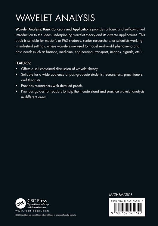 Produktbild: Wavelet Analysis