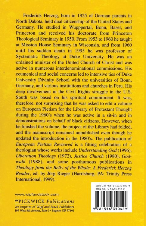 Produktbild: European Pietism Reviewed