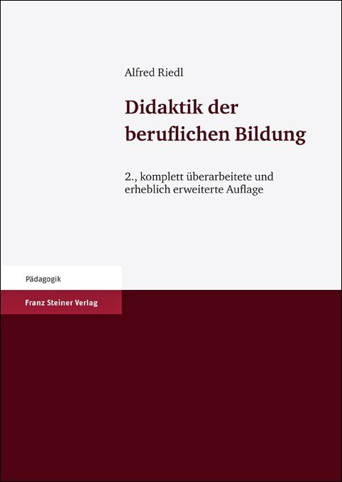 Produktbild: Didaktik der beruflichen Bildung