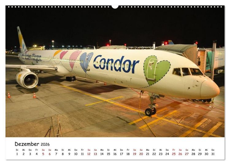 Produktbild: Ein Jahr in der Welt der Luftfahrt (Wandkalender 2026 DIN A2 quer), CALVENDO Monatskalender
