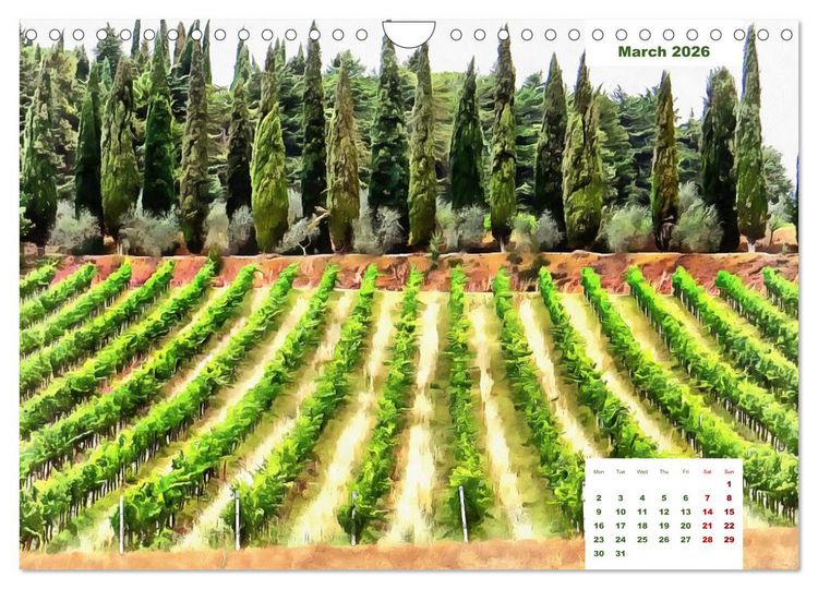 Produktbild: Umbrian Countryside (Wall Calendar 2026 DIN A4 landscape), CALVENDO 12 Month Wall Calendar