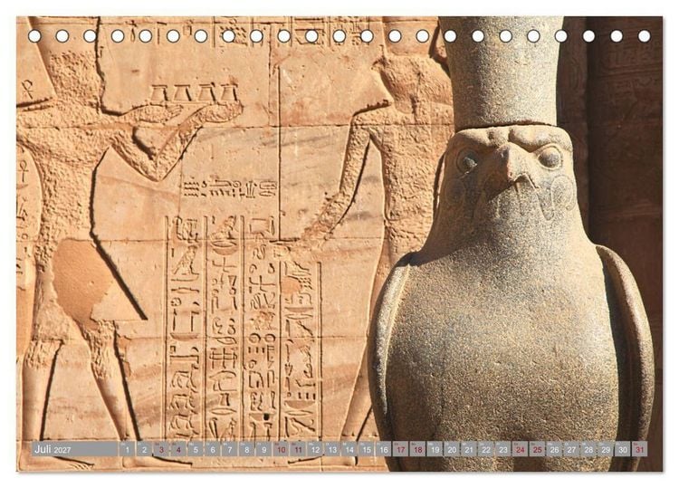 Produktbild: Unterwegs in &Auml;gypten - &uuml;ber Kairo nach Assuan (Tischkalender 2027 DIN A5 quer), CALVENDO Monatskalender