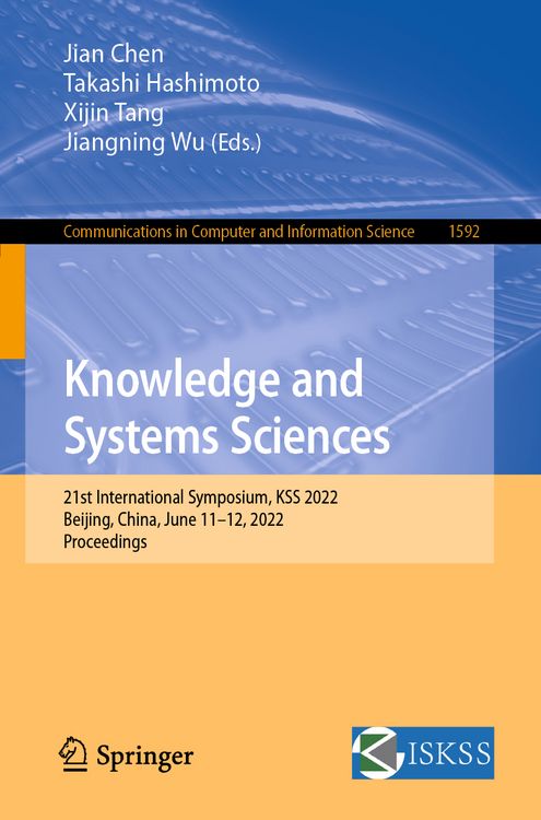Produktbild: Knowledge and Systems Sciences