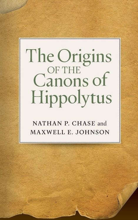 Produktbild: Origins of the Canons of Hippolytus