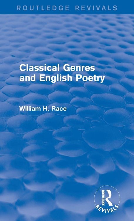 Produktbild: Classical Genres and English Poetry (Routledge Revivals)