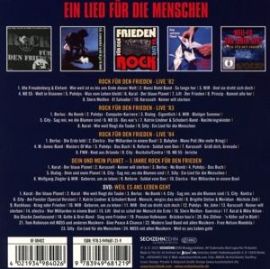 Produktbild: Rock f&uuml;r den Frieden, "Ein Lied f&uuml;r die Menschen"