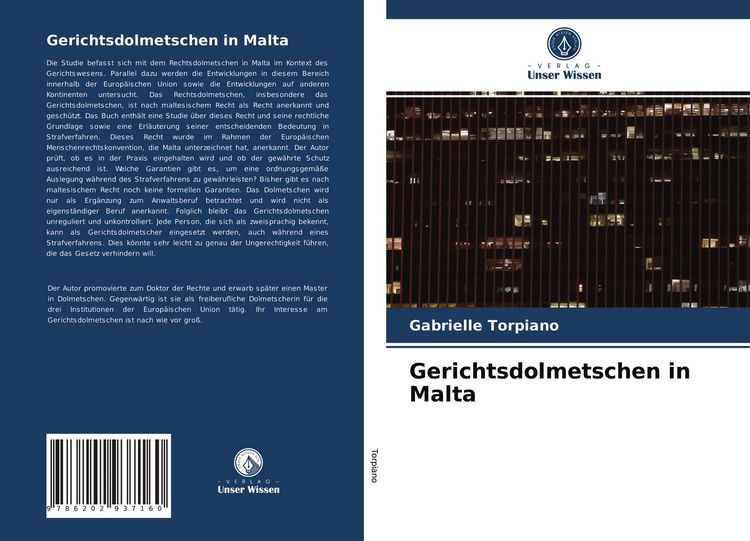 Produktbild: Gerichtsdolmetschen in Malta