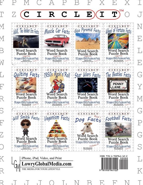Produktbild: Circle It, Giza Pyramid Facts, Word Search, Puzzle Book