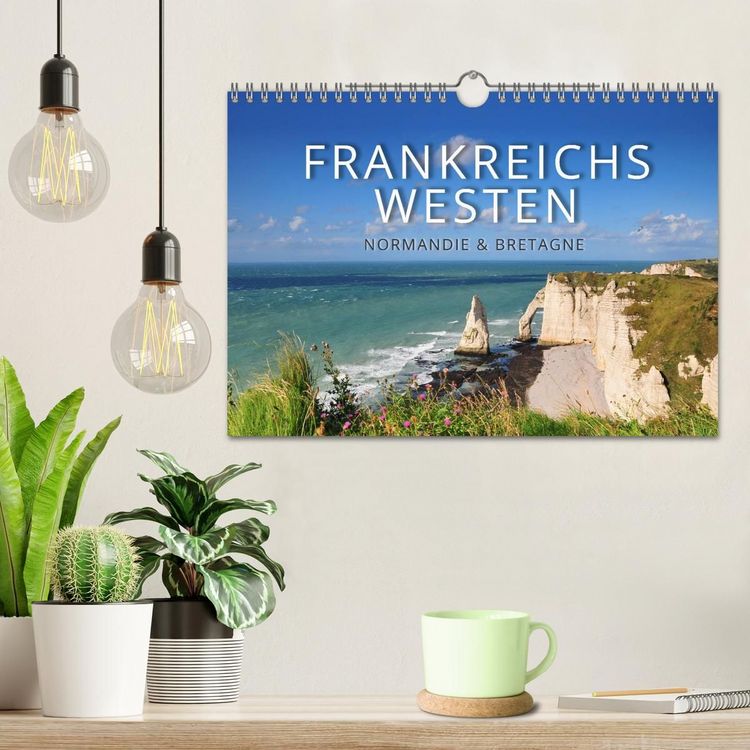 Produktbild: Frankreichs Westen &ndash; Normandie und Bretagne (Wandkalender 2027 DIN A4 quer), CALVENDO Monatskalender