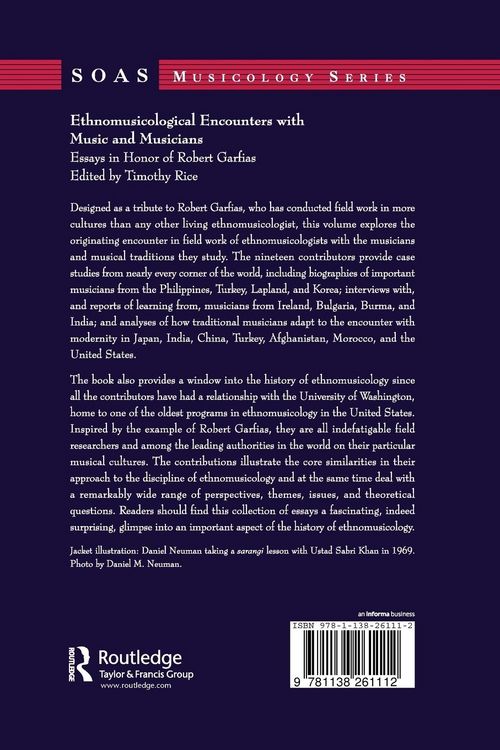 Produktbild: Ethnomusicological Encounters with Music and Musicians