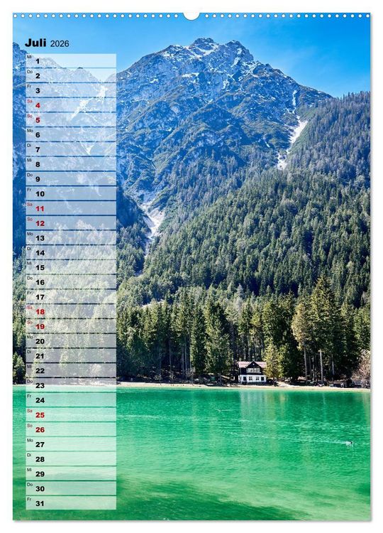 Produktbild: S&uuml;d-Tirol Terminplaner (Wandkalender 2026 DIN A2 hoch), CALVENDO Monatskalender