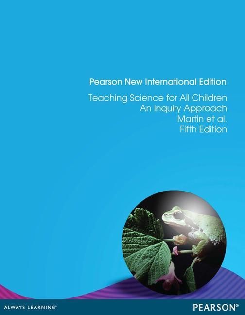 Produktbild: Martin, R: Teaching Science for All Children: Pearson New In