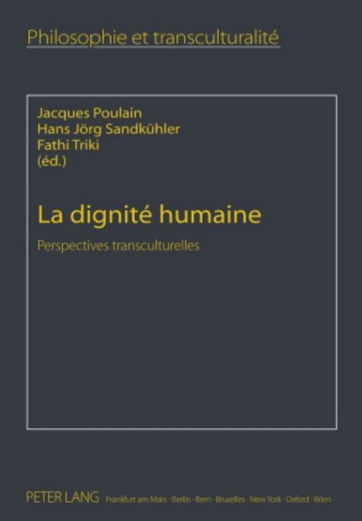 Produktbild: La dignit&eacute; humaine