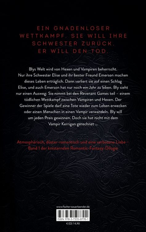 Revenant Games – Spiel auf Leben und Tod
