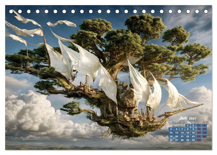 Produktbild: Aerospira (Tischkalender 2027 DIN A5 quer), CALVENDO Monatskalender