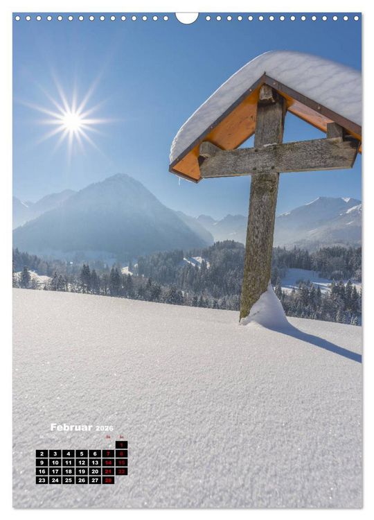 Produktbild: Leichte Wanderziele um Oberstdorf (Wandkalender 2026 DIN A3 hoch), CALVENDO Monatskalender