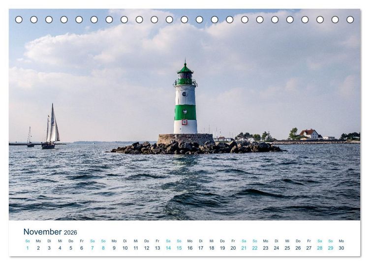Produktbild: Die Schlei - Segelrevier und Naherholungsgebiet (Tischkalender 2026 DIN A5 quer), CALVENDO Monatskalender
