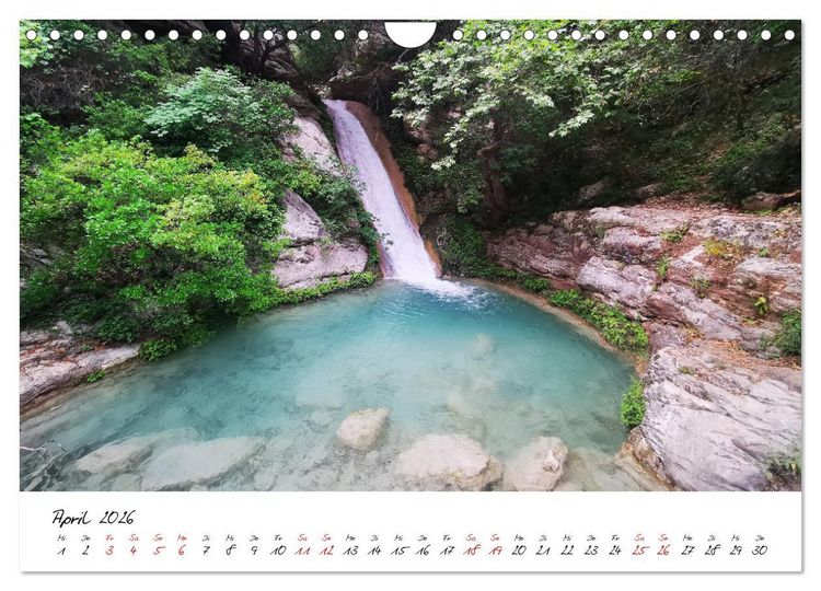 Produktbild: Berge und Meer: ein Vanlife-Abenteuer im Westen Griechenlands (Wandkalender 2026 DIN A4 quer), CALVENDO Monatskalender