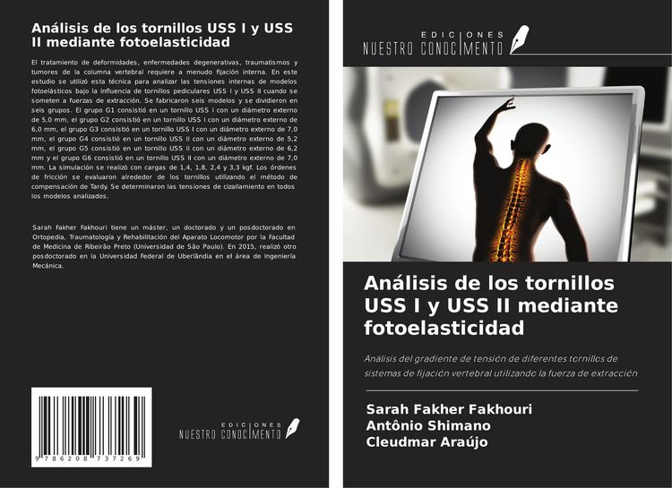 Produktbild: An&aacute;lisis de los tornillos USS I y USS II mediante fotoelasticidad