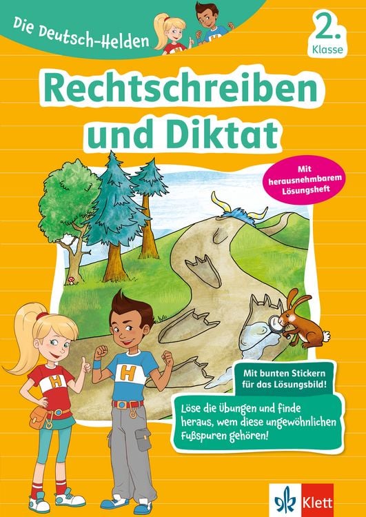 Produktbild: Die Deutsch-Helden Rechtschreiben und Diktat 2. Klasse