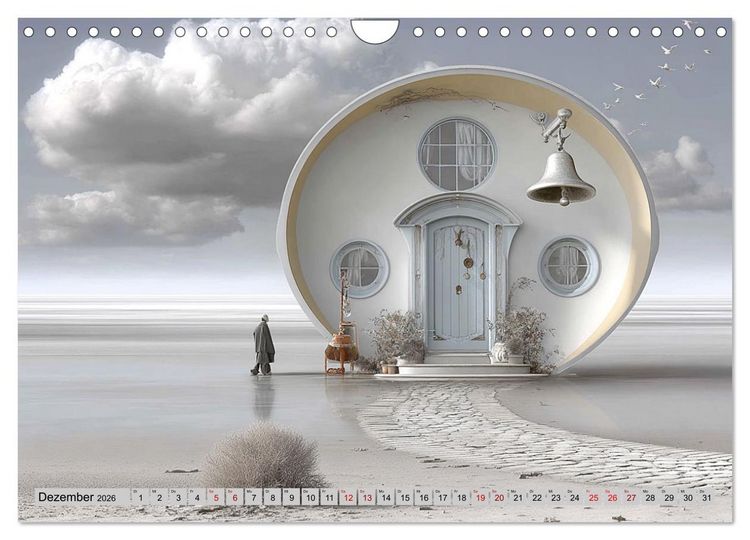 Produktbild: Ein Fl&uuml;stern hinter dem Wei&szlig; (Wandkalender 2026 DIN A4 quer), CALVENDO Monatskalender