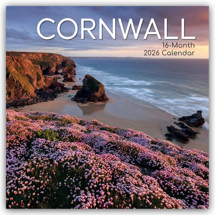 Produktbild: Cornwall 2026 – 16-Monatskalender