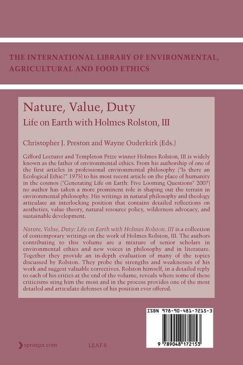 Produktbild: Nature, Value, Duty