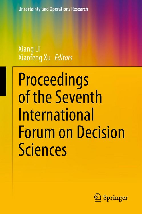 Produktbild: Proceedings of the Seventh International Forum on Decision Sciences