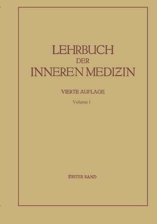 Produktbild: Lehrbuch der inneren Medizin
