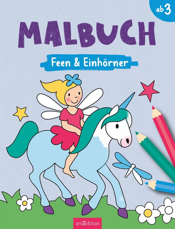 Produktbild: Malbuch Feen & Einh&ouml;rner