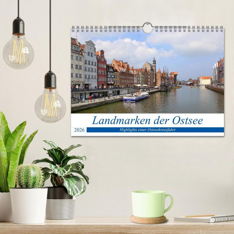 Produktbild: Landmarken der Ostsee (Wandkalender 2026 DIN A4 quer), CALVENDO Monatskalender