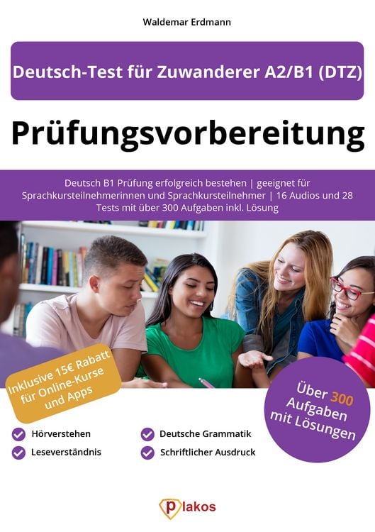 Produktbild: Pr&uuml;fungsvorbereitung Deutsch-Test f&uuml;r Zuwanderer A2/B1 (DTZ)