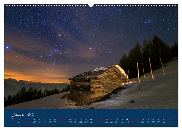 Produktbild: Welt unter Sternen (Wandkalender 2026 DIN A2 quer), CALVENDO Monatskalender