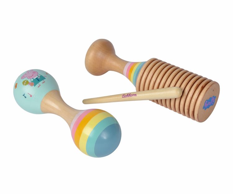 Produktbild: Peppa Pig Maraca und Ratsche Set