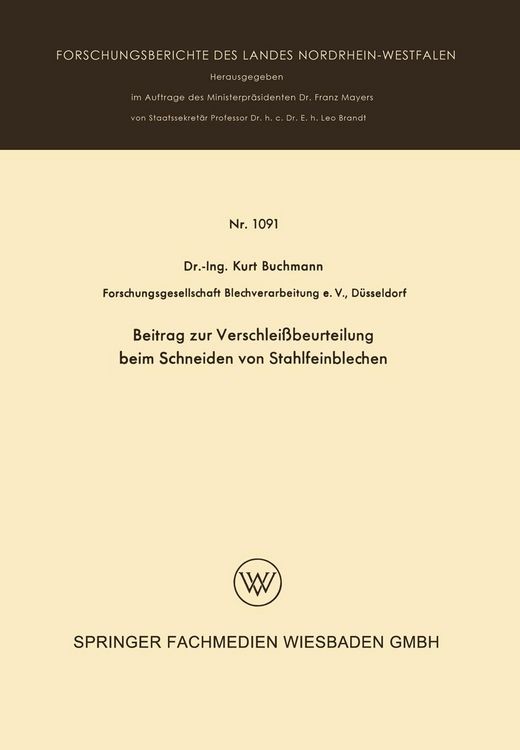 Produktbild: Beitrag zur Verschlei&szlig;beurteilung beim Schneiden von Stahlfeinblechen