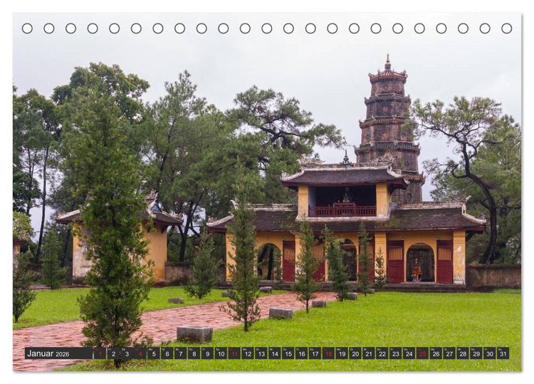 Produktbild: Vietnam - Zwischen Mekong und Halong Bucht (Tischkalender 2026 DIN A5 quer), CALVENDO Monatskalender