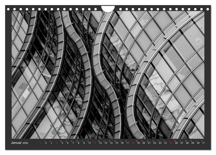 Produktbild: Architektur - Fassaden im Detail 2026 (Wandkalender 2026 DIN A4 quer), CALVENDO Monatskalender