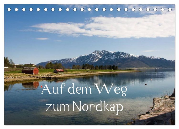 Produktbild: Auf dem Weg zum Nordkap (Tischkalender 2026 DIN A5 quer), CALVENDO Monatskalender