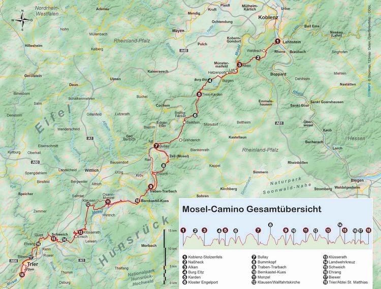 Produktbild: Mosel-Camino von Koblenz nach Trier