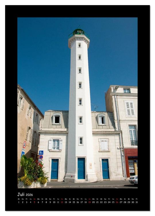 Produktbild: Leuchtt&uuml;rme Frankreich (Wandkalender 2026 DIN A2 hoch), CALVENDO Monatskalender