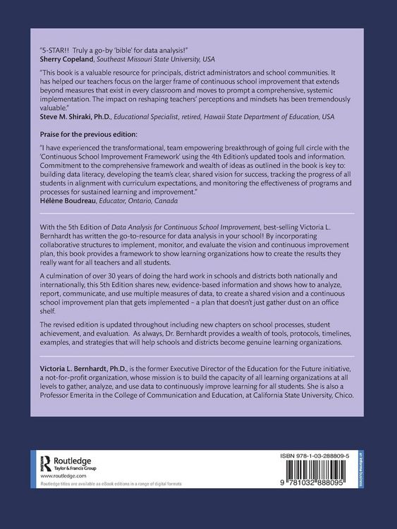 Produktbild: Data Analysis for Continuous School Improvement