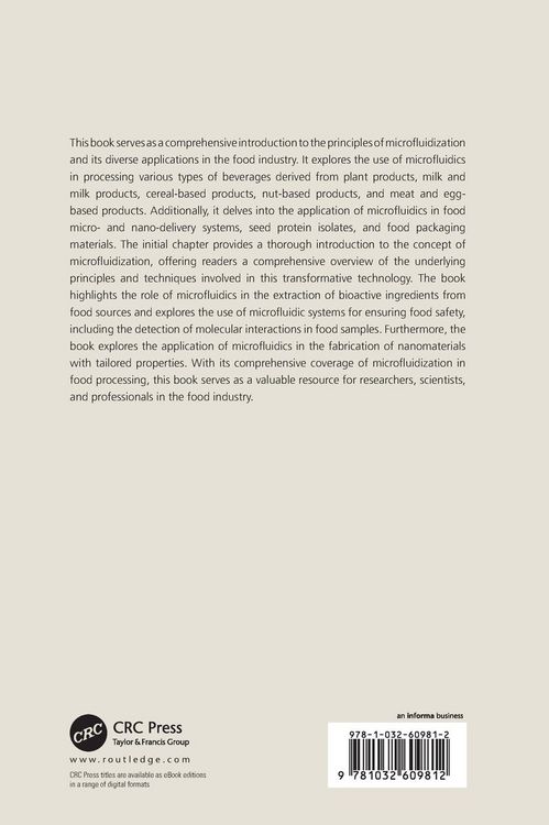 Produktbild: Microfluidics in Food Processing