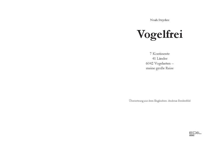 Produktbild: Vogelfrei