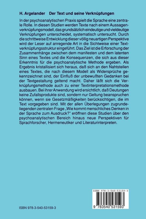 Produktbild: Der Text und seine Verkn&uuml;pfungen