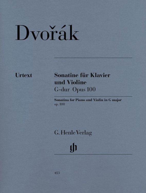 Produktbild: Antonín Dvorák - Violinsonatine G-dur op. 100